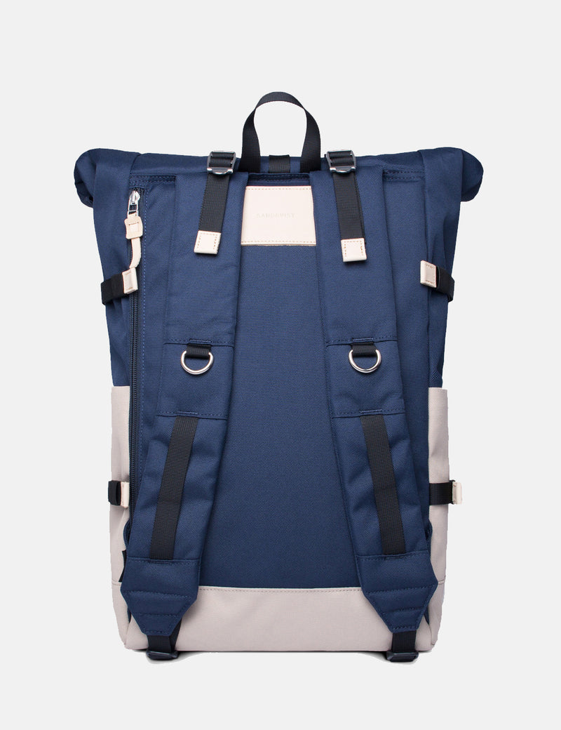 Sandqvist Bernt Backpack - Beige/Blue