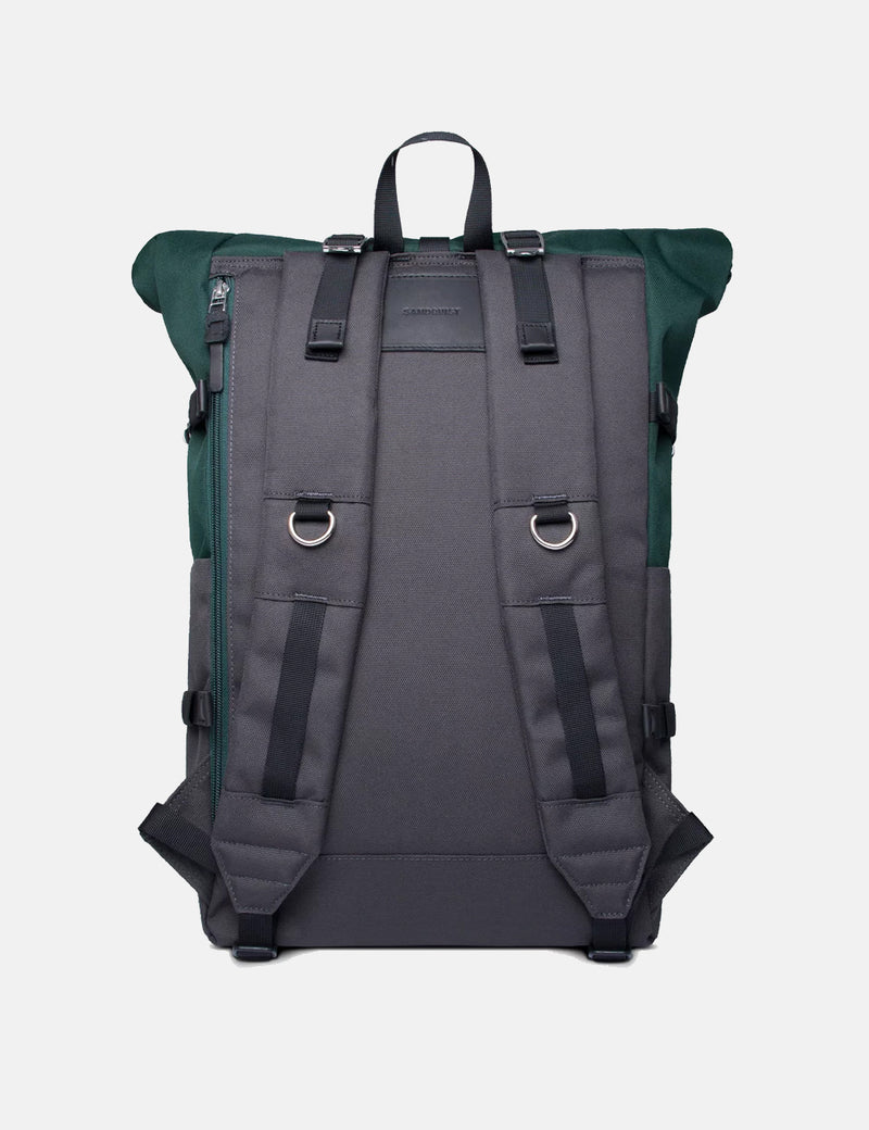 Sandqvist Bernt Backpack - Deep Green/Dark Grey