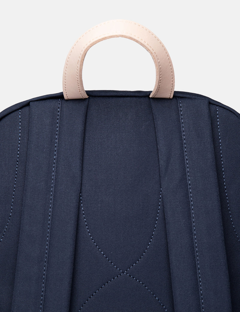 Sandqvist Kim Grand Backpack (Canvas) - Navy Blue
