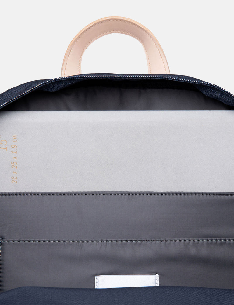Sandqvist Kim Grand Backpack (Canvas) - Navy Blue
