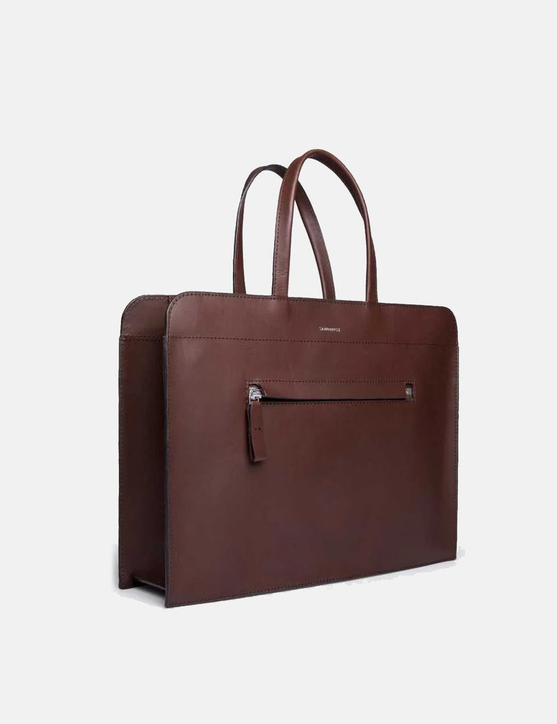 Sandqvist Stina Briefcase - Dark Brown