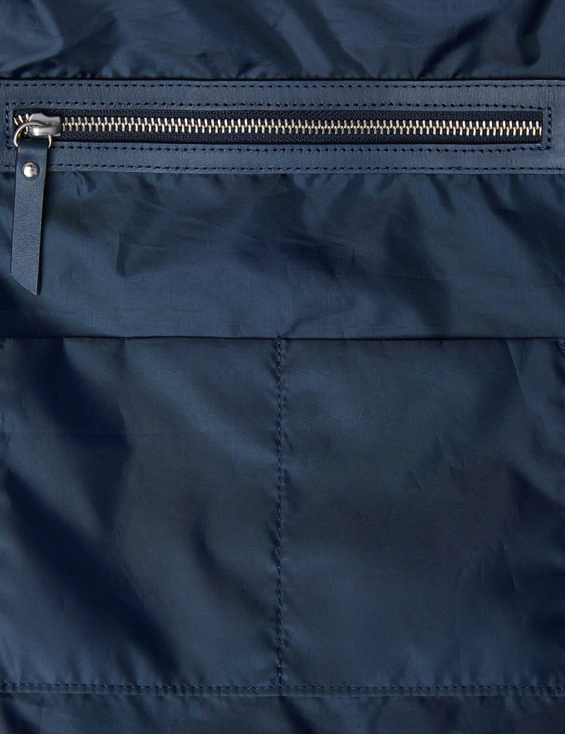 Sandqvist SIV Backpack (Roll Top)- Maroon/Navy Blue