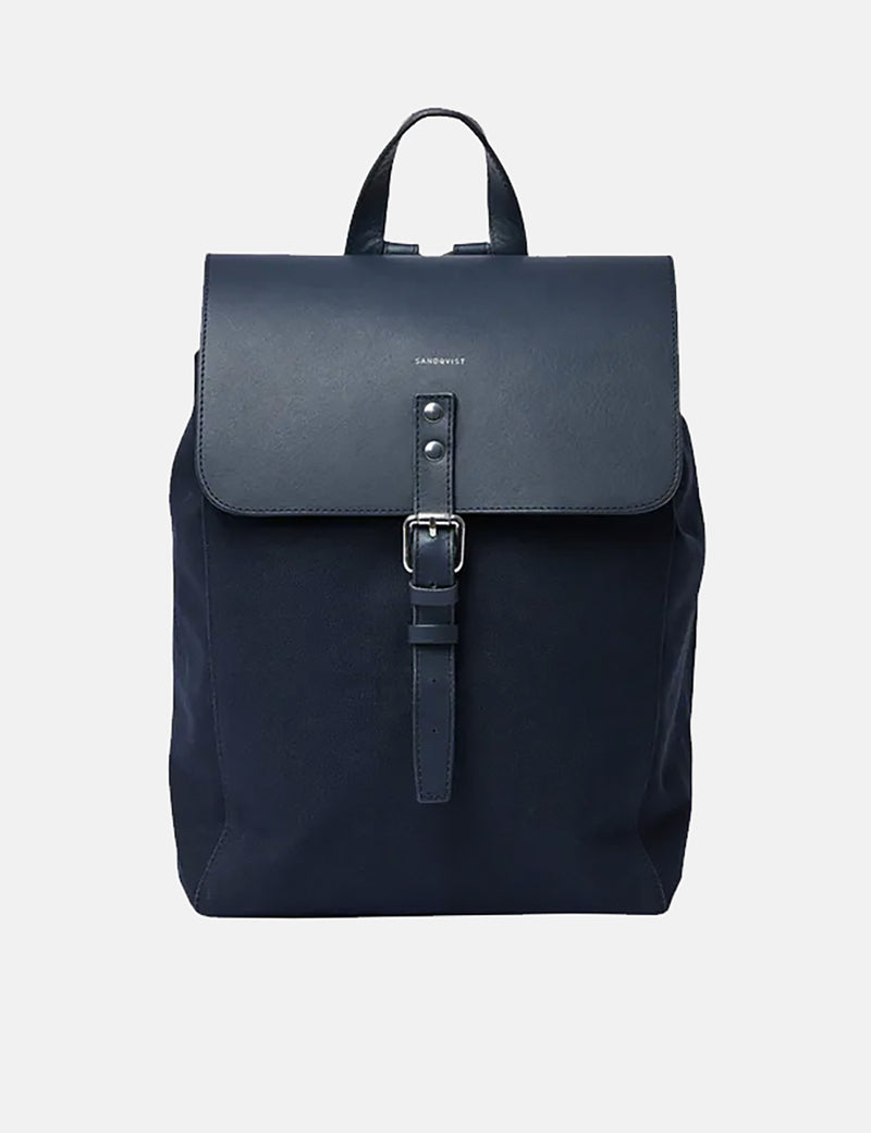 Sandqvist Alva Backpack - Navy Blue/Navy Blue