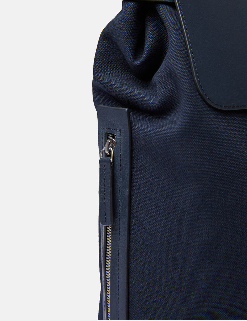 Sandqvist Alva Backpack - Navy Blue/Navy Blue