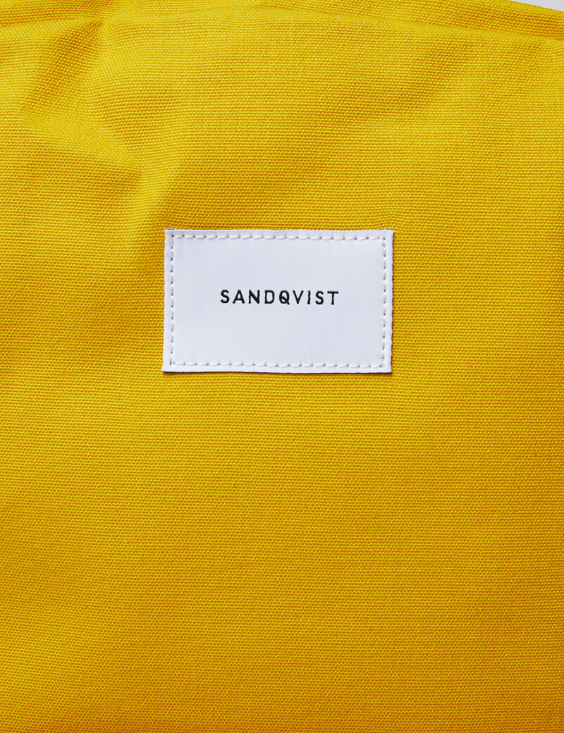 Sandqvist Kim Ground Backpack (Canvas) - Yellow