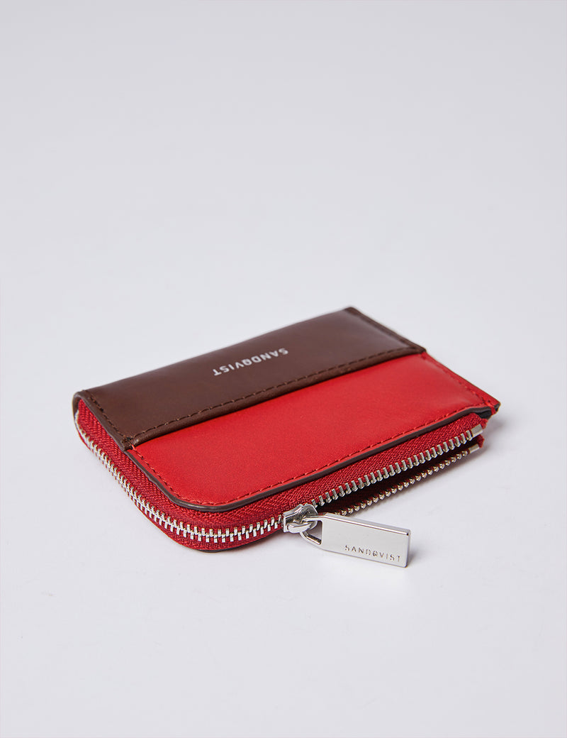 Sandqvist Eben Wallet (Leather) - Red