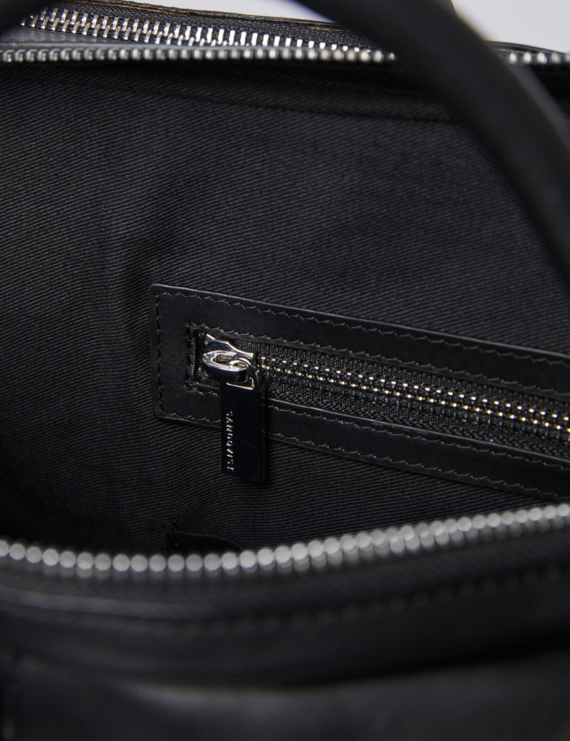 Sandqvist Melker Briefcase (Leather) - Black