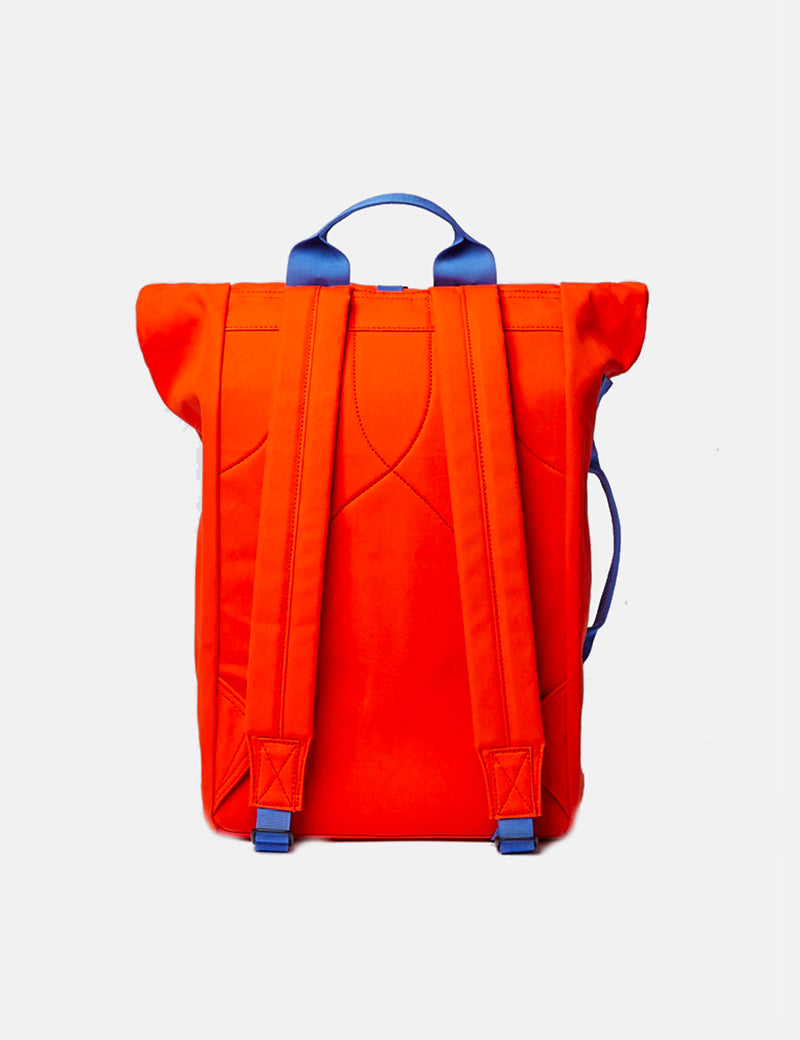 Sandqvist Dante Metal Hook Roll Top Backpack - Poppy Red