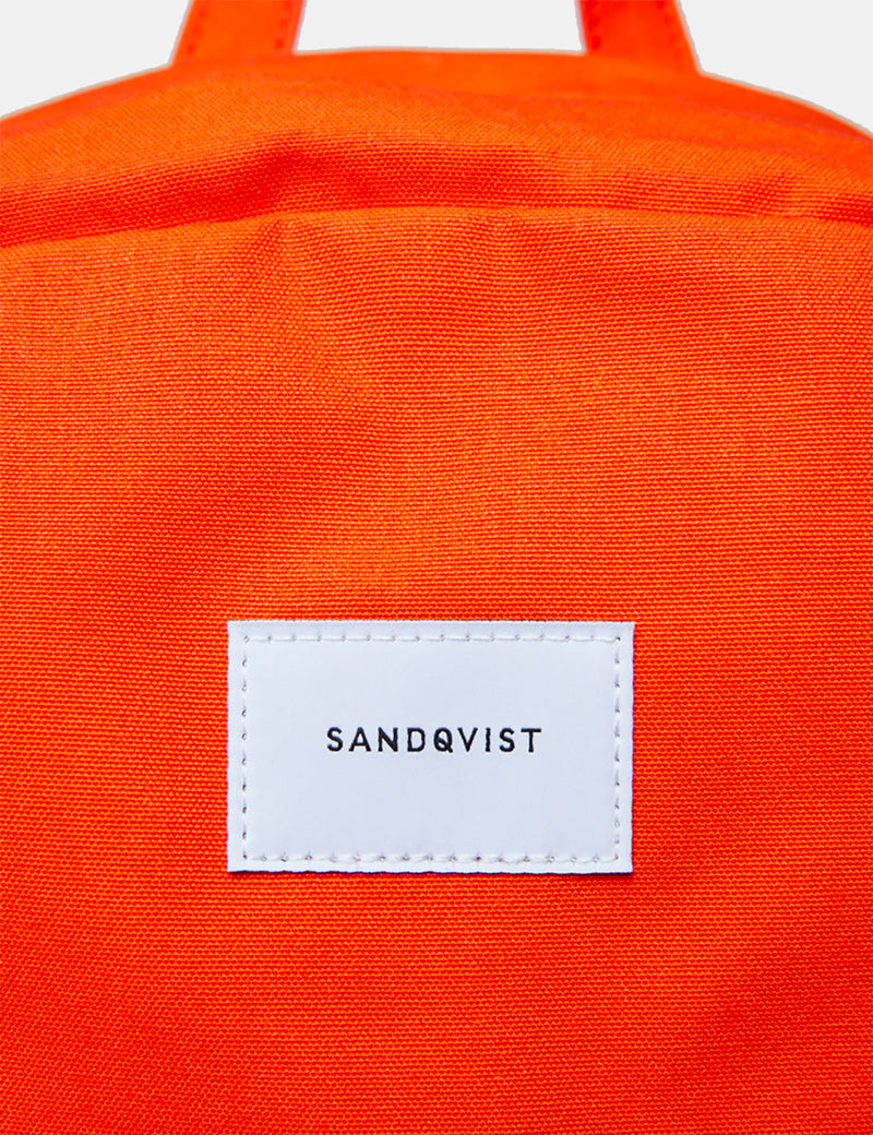Sandqvist Kim Ground Backpack (Canvas) - Poppy Red