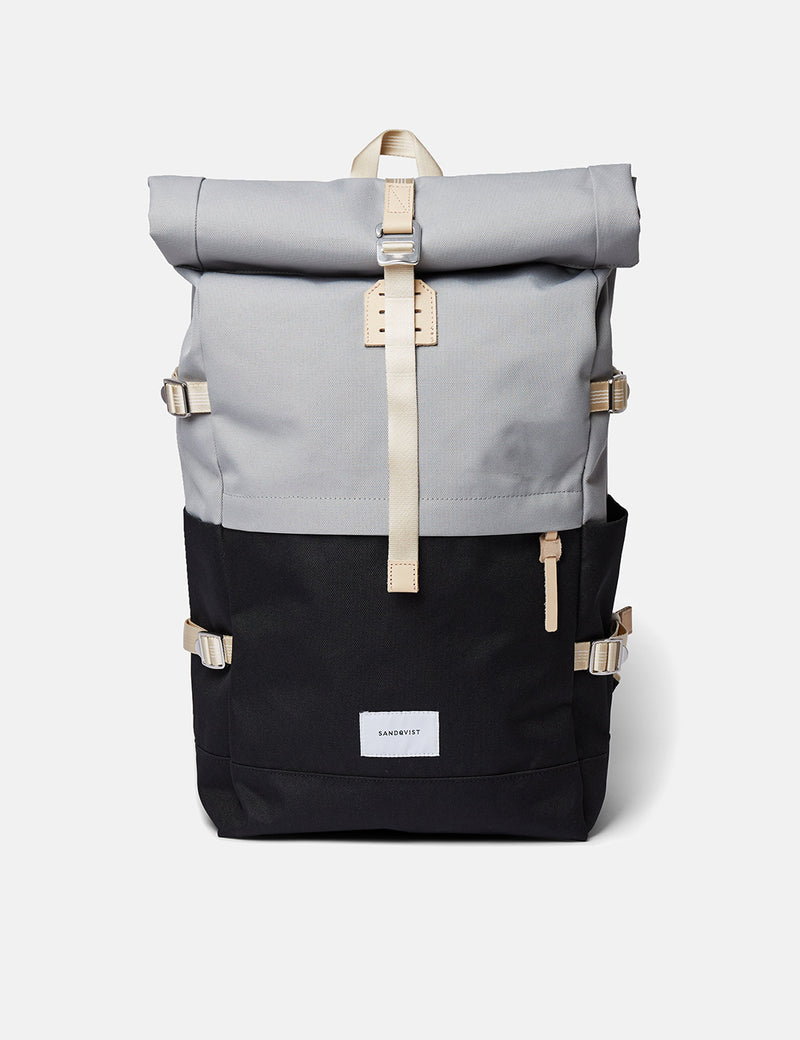 Sandqvist Bernt Backpack - Multi Grey/Black