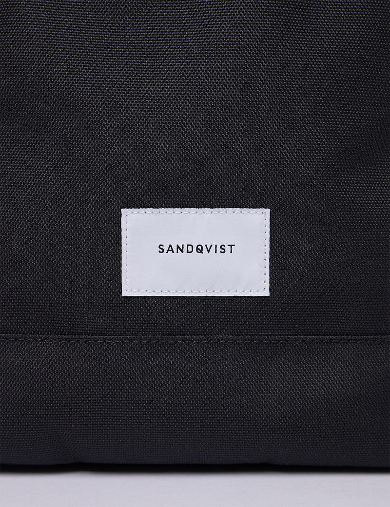 Sandqvistハラルドバックパック-マルチグレー/ブラック