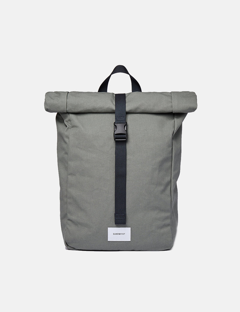 Sandqvist Kaj Backpack - Dusty Green/Navy Blue