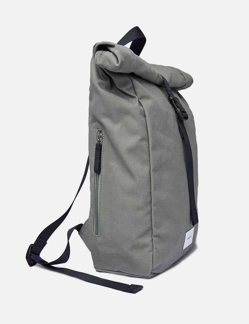 Sandqvist Kaj Backpack - Dusty Green/Navy Blue