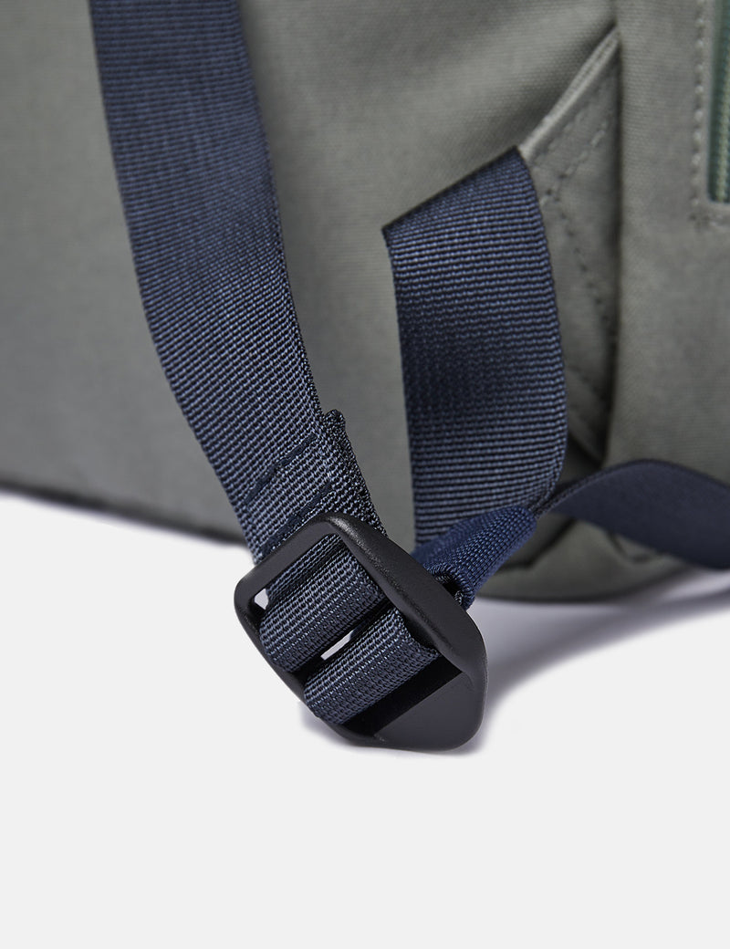 Sandqvist Kaj Backpack - Dusty Green/Navy Blue