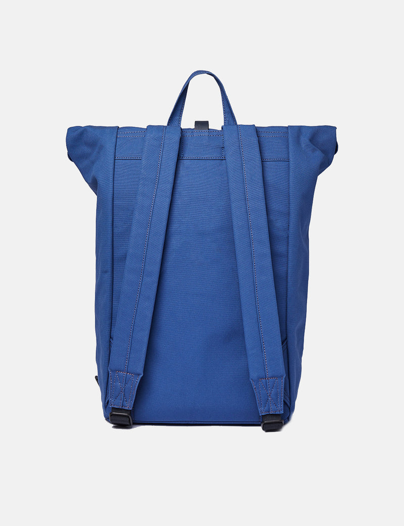 Sandqvist Dante Backpack - Blue/Blue Leather