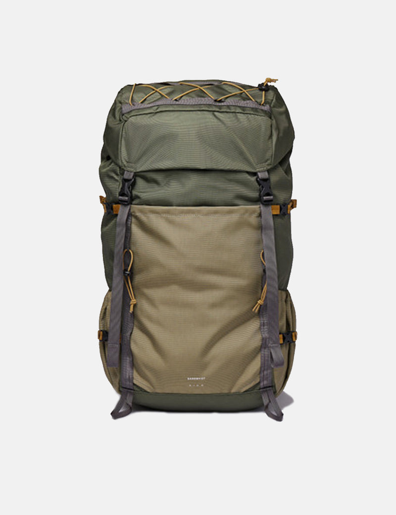 Sandqvist Mountain Hike Backpack - Multi Trekk Green/Leaf Green