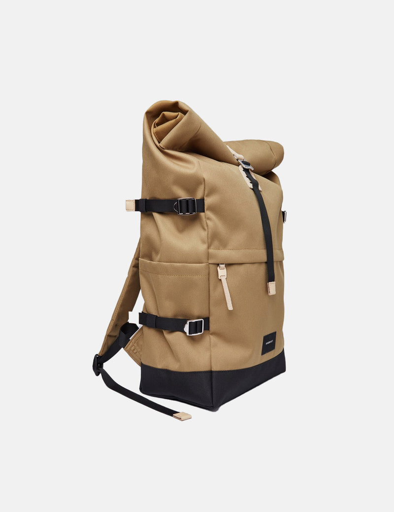 Sac à dos Sandqvist Bernt Rolltop - (Poly recyclé) - Bronze/Noir