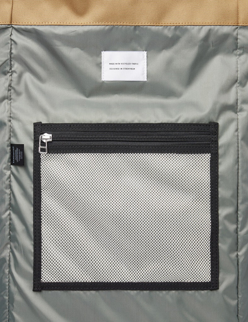 Sac à dos Sandqvist Bernt Rolltop - (Poly recyclé) - Bronze/Noir