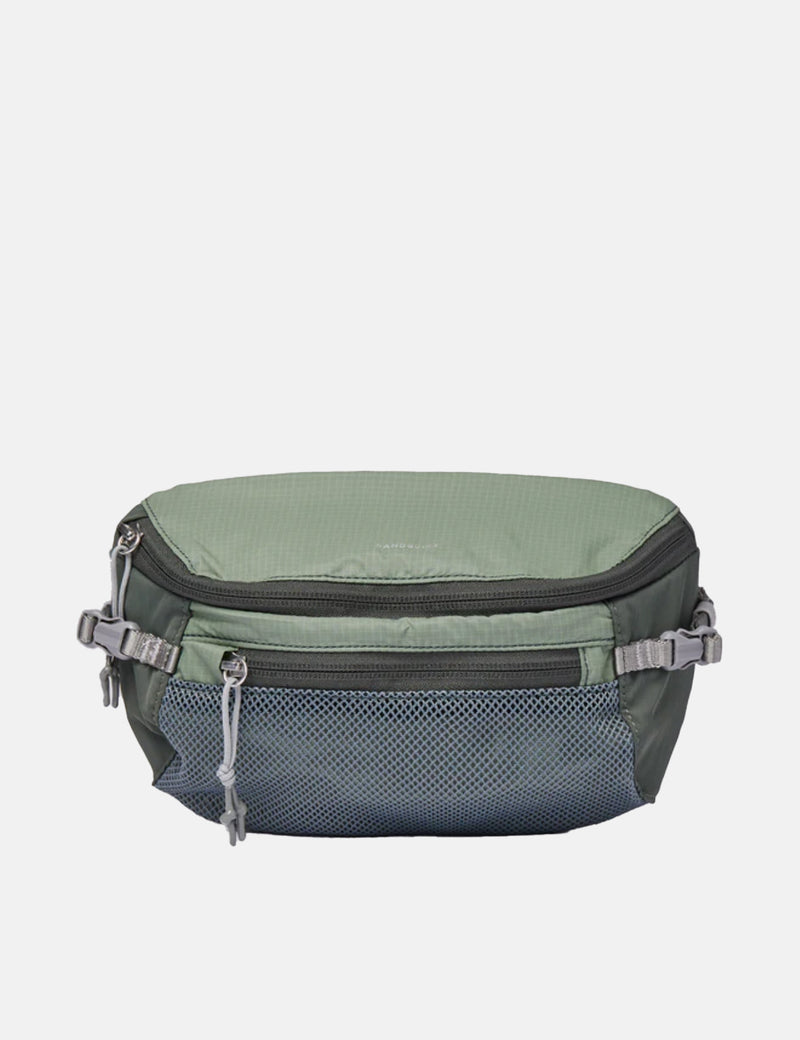 Sandqvist Lo Hip Bag (Nylon Recyclé) - Vert Lichen