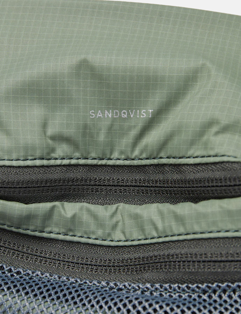 Sandqvist Lo Hip Bag (Nylon Recyclé) - Vert Lichen