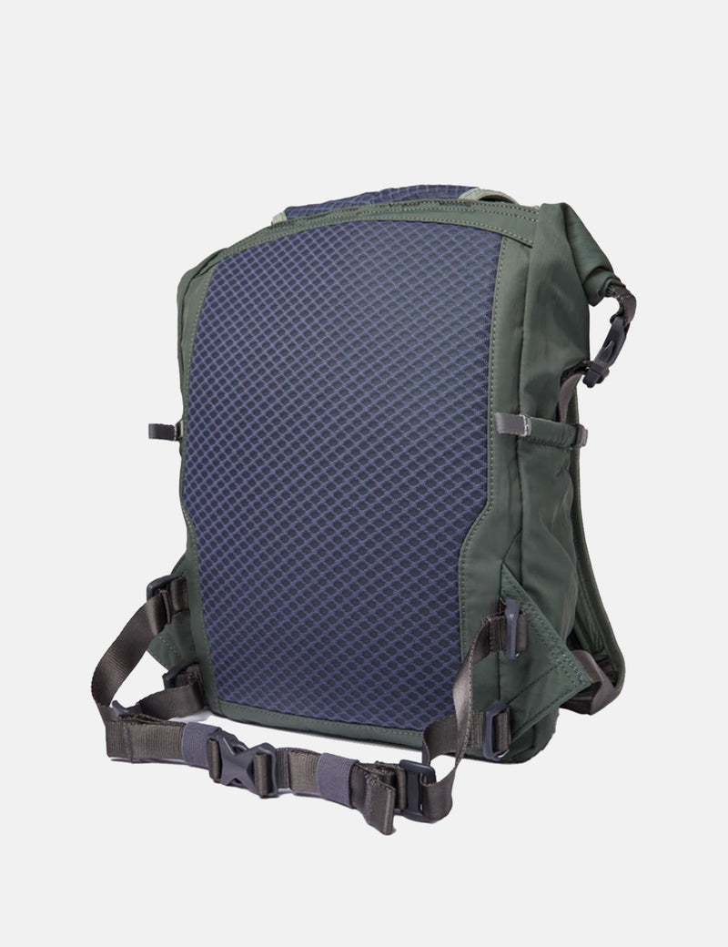 Sandqvist Noa Rolltop Backpack (Nylon Recyclé) - Lichen Green
