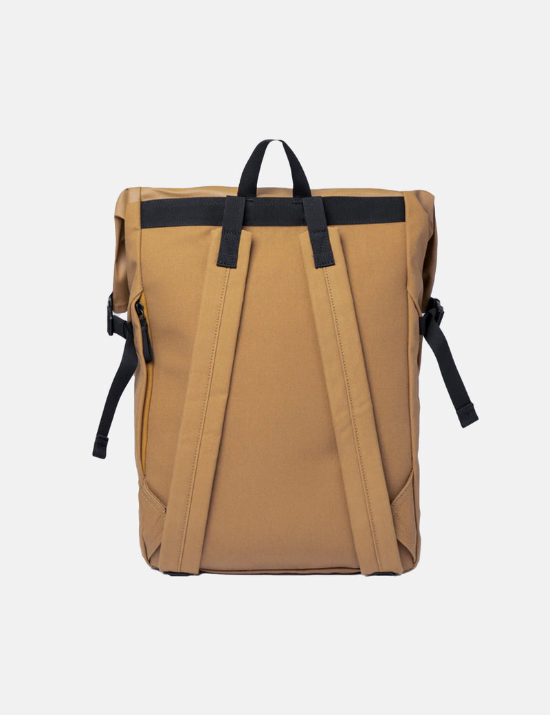 Sandqvist Alfred Rolltop Sac à Dos (Polycoton) - Bronze/Noir