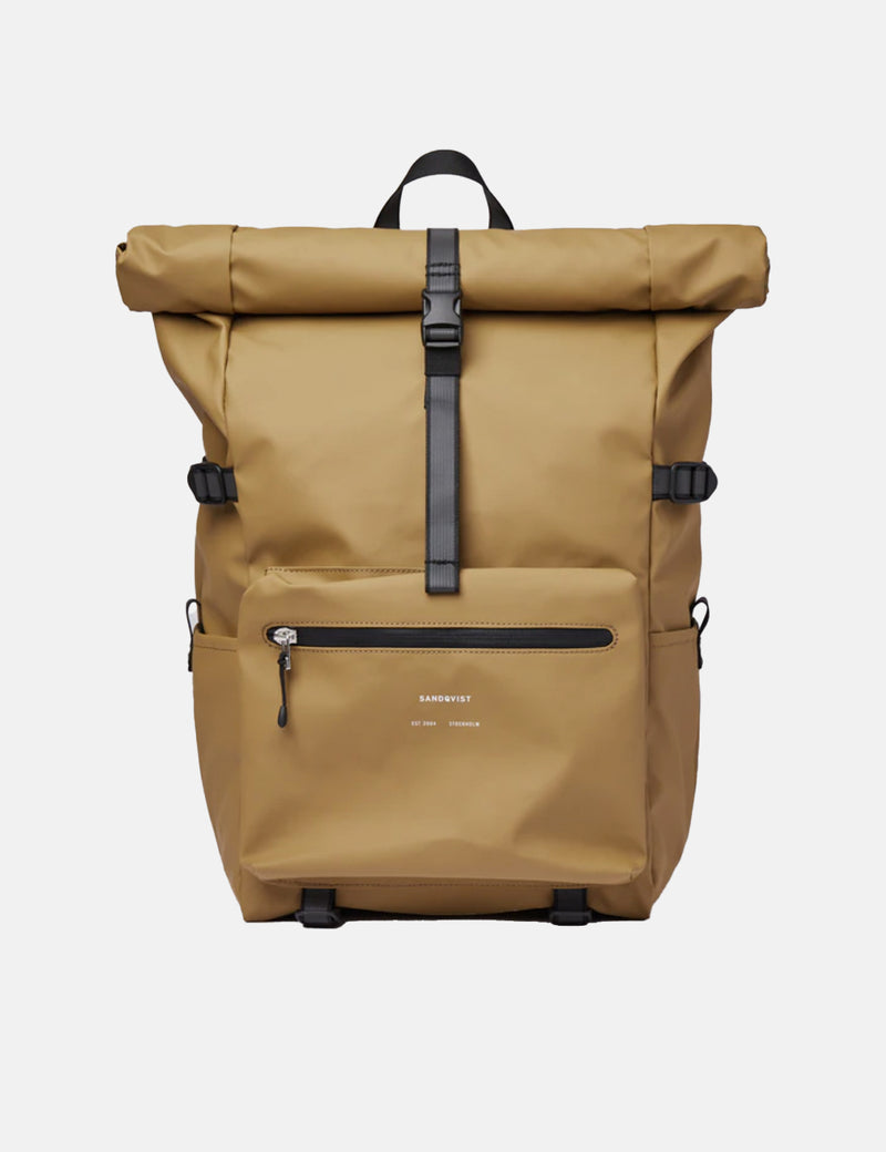 Sandqvist Ruben 2.0 Rolltop Backpack (Recycled Poly) - Bronze