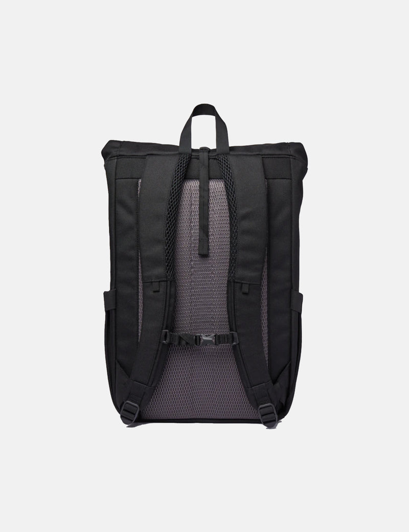 Sandqvist Arvid Rolltop Backpack (Recycled Poly)  - Black
