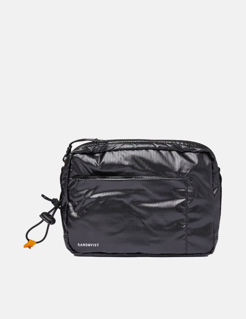 Sandqvist Rune Shoulder Bag (Recycled Nylon) - Black