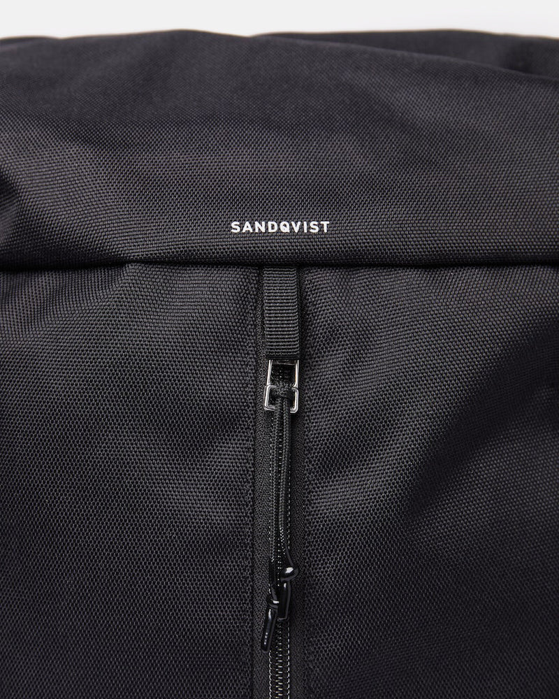 Sandqvist Sune Backpack (Recycled Poly) - Black/Black