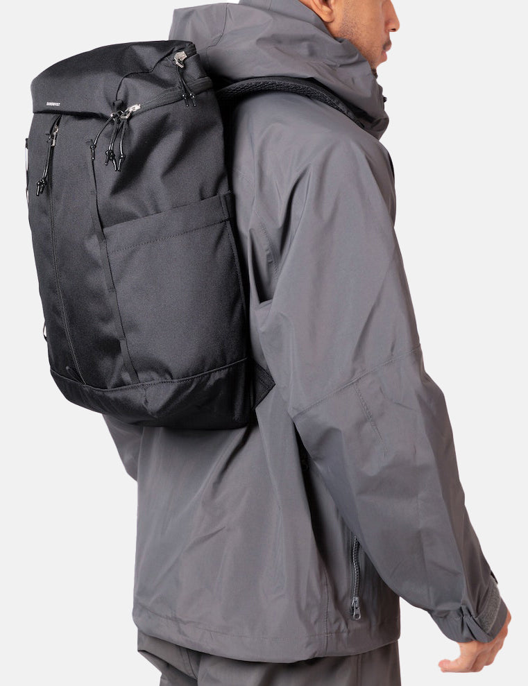 Sandqvist Sune Backpack (Recycled Poly) - Black/Black