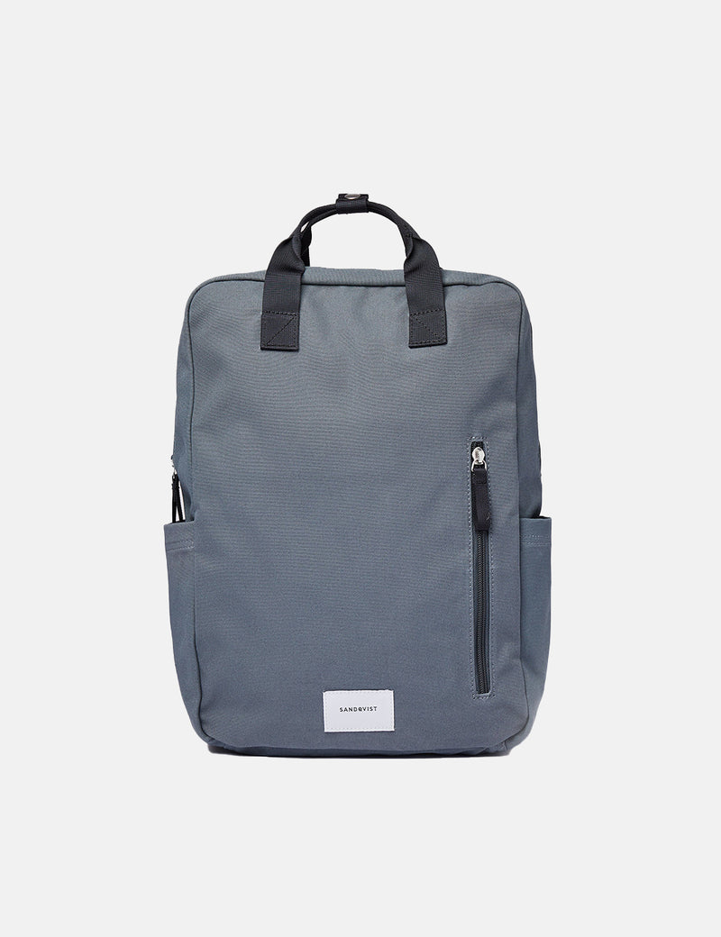Sandqvist Knut Tote Rucksack (Polycotton) - Dunkelschiefer/Marineblau