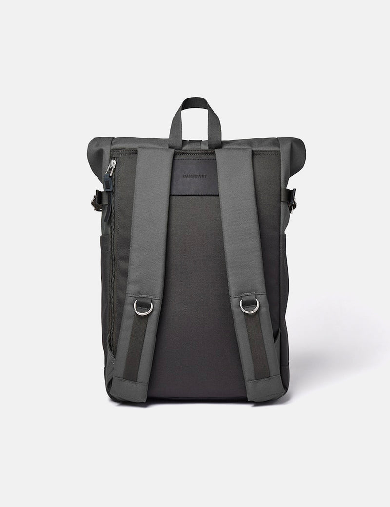 Sandqvist Ilon Rolltop Backpack (Recycled Poly) - Multi Dark Grey