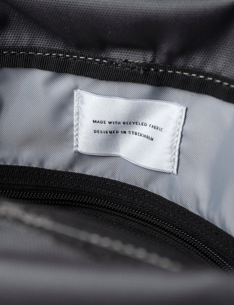 Sandqvist Arvid Rolltop Backpack (Recycled Poly)  - Multi Dark Grey
