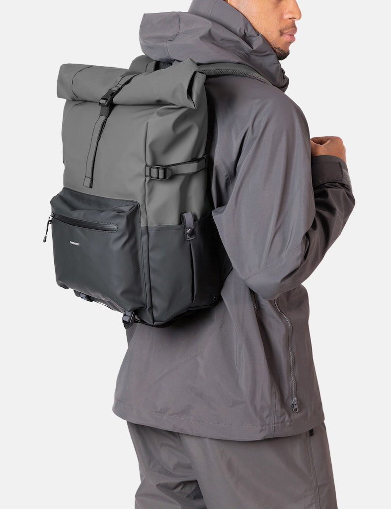 Sandqvist Ruben 2.0 Rolltop Backpack - Multi Dark Grey