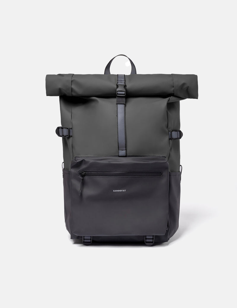Sandqvist Ruben 2.0 Rolltop Backpack - Multi Dark Grey