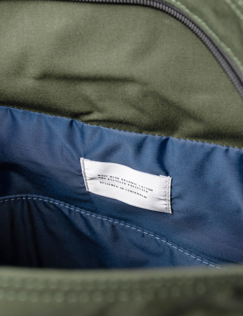 Sandqvist Dante Rolltop Backpack (Vegan) - Dawn Green