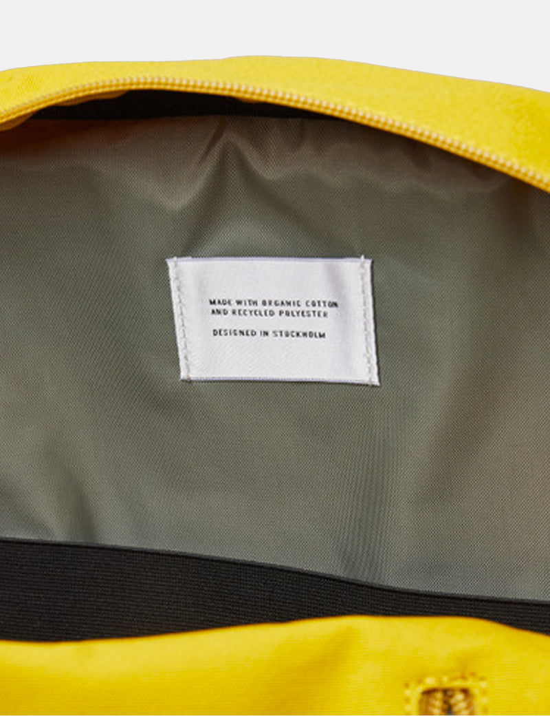 Sandqvist Knut Backpack - Yellow/Grey