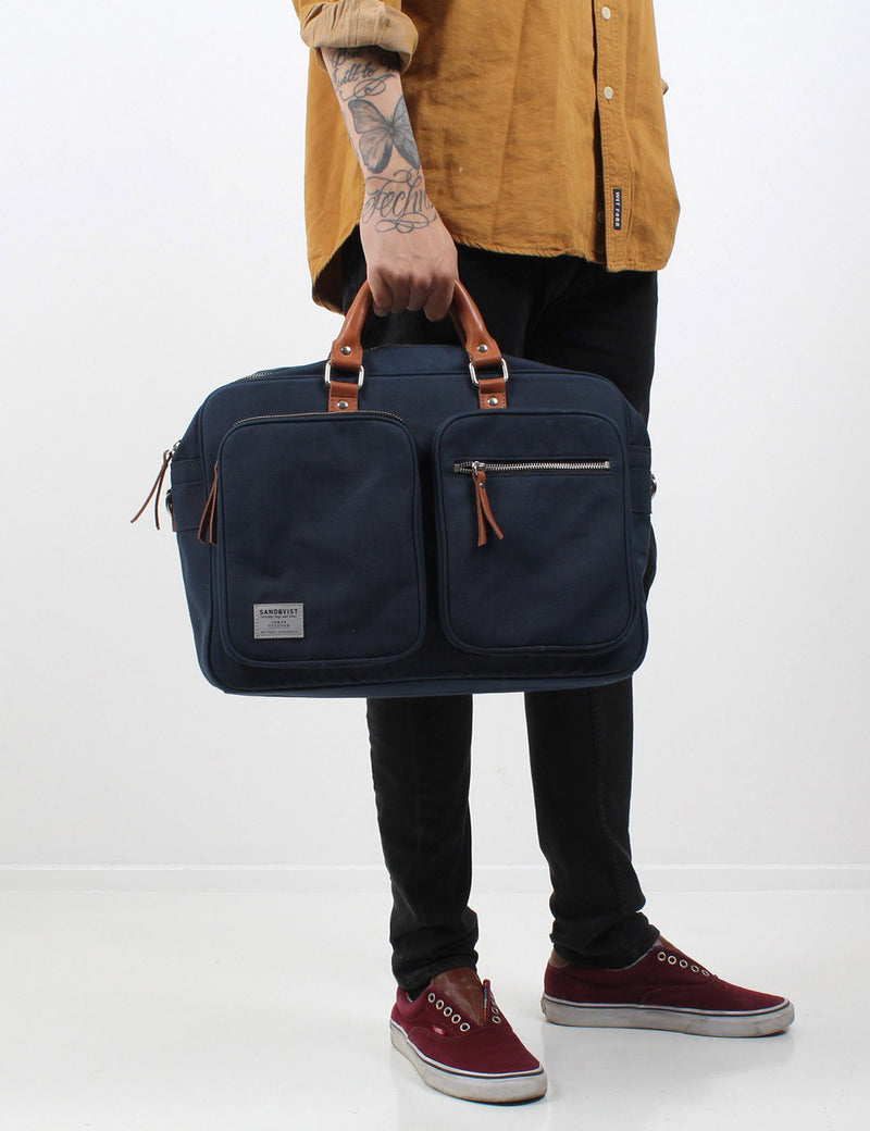 Sandqvist Arne Laptop Bag - Blue