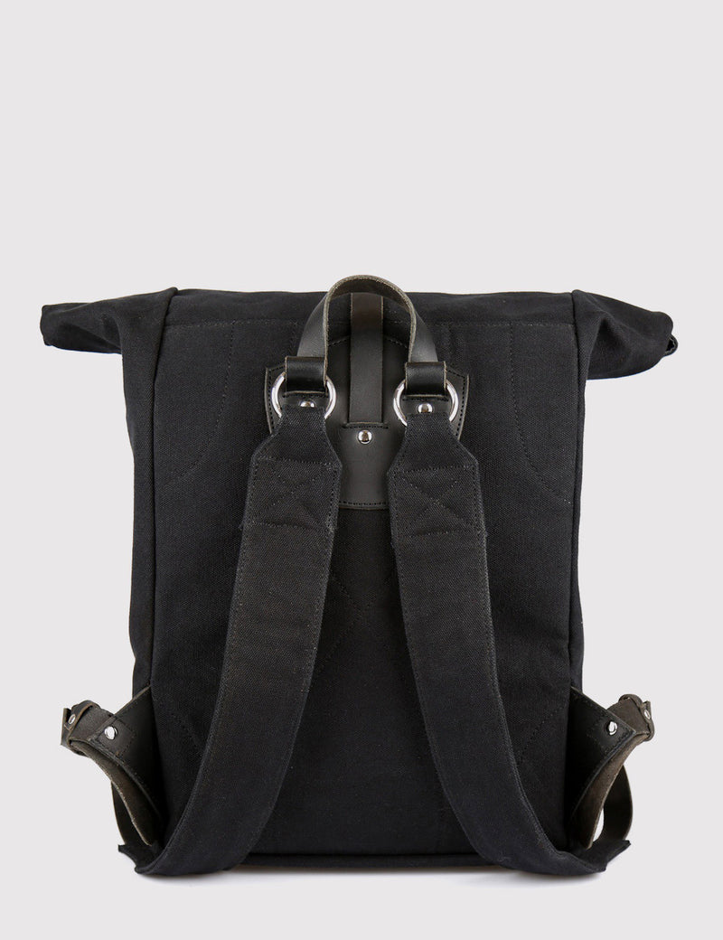 Sandqvist Jerry Rolltop Backpack - Black