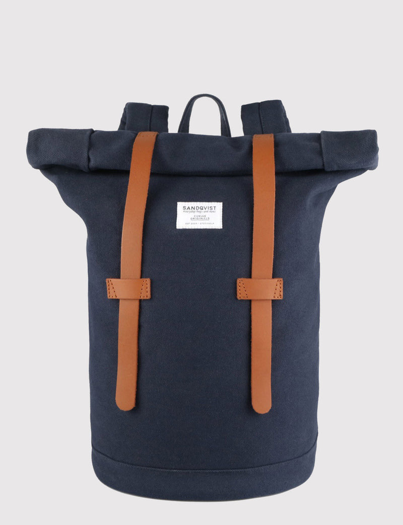 Sandqvist Sonja Rolltop Backpack - Blue