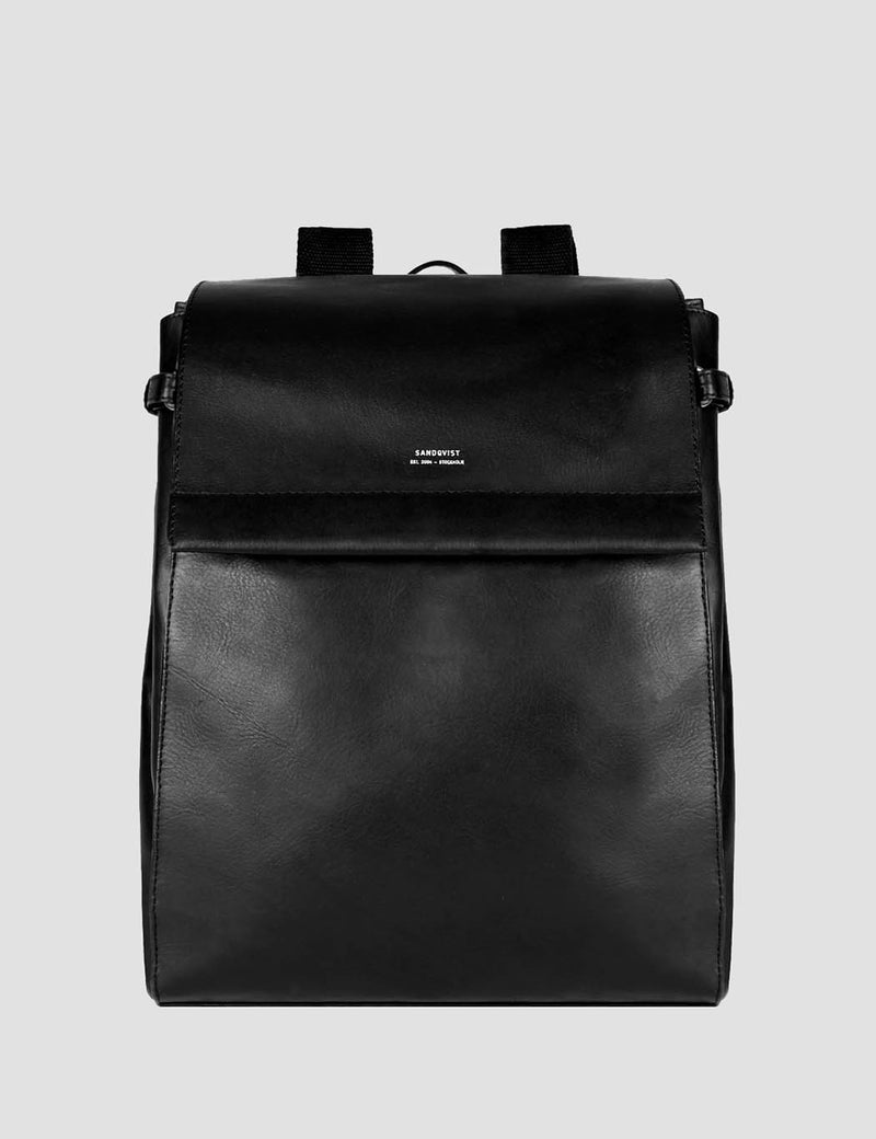 Sac à Dos Sandqvist Monica (Cuir) - Noir