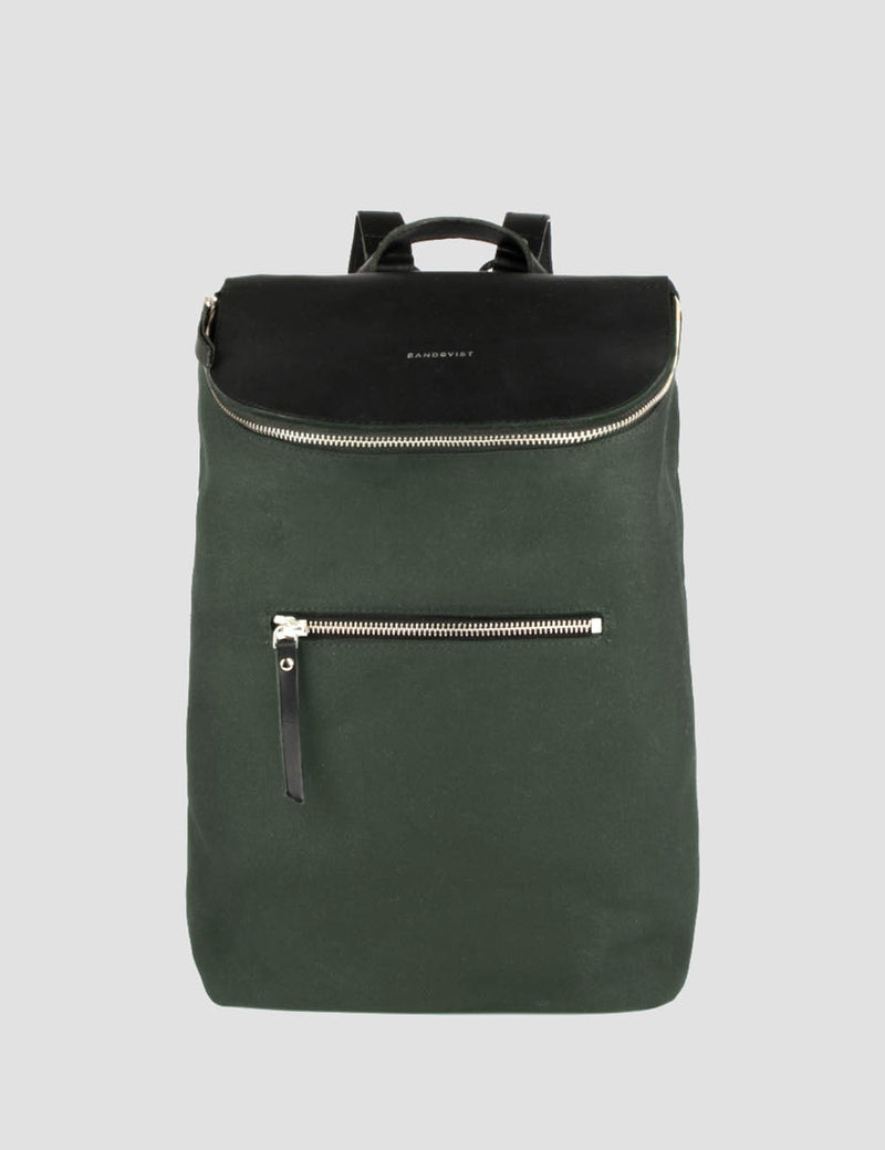 Sac à Dos Sandqvist Mika (Toile) - Beluga Green