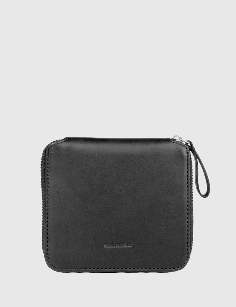 Portefeuille Sandqvist Ika (Cuir) - Noir