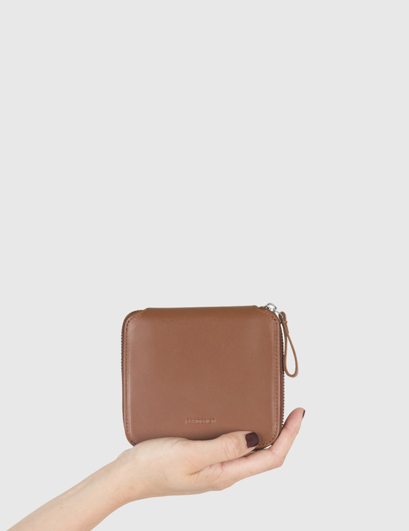 Portefeuille Sandqvist Ika (Cuir) - Cognac Brown
