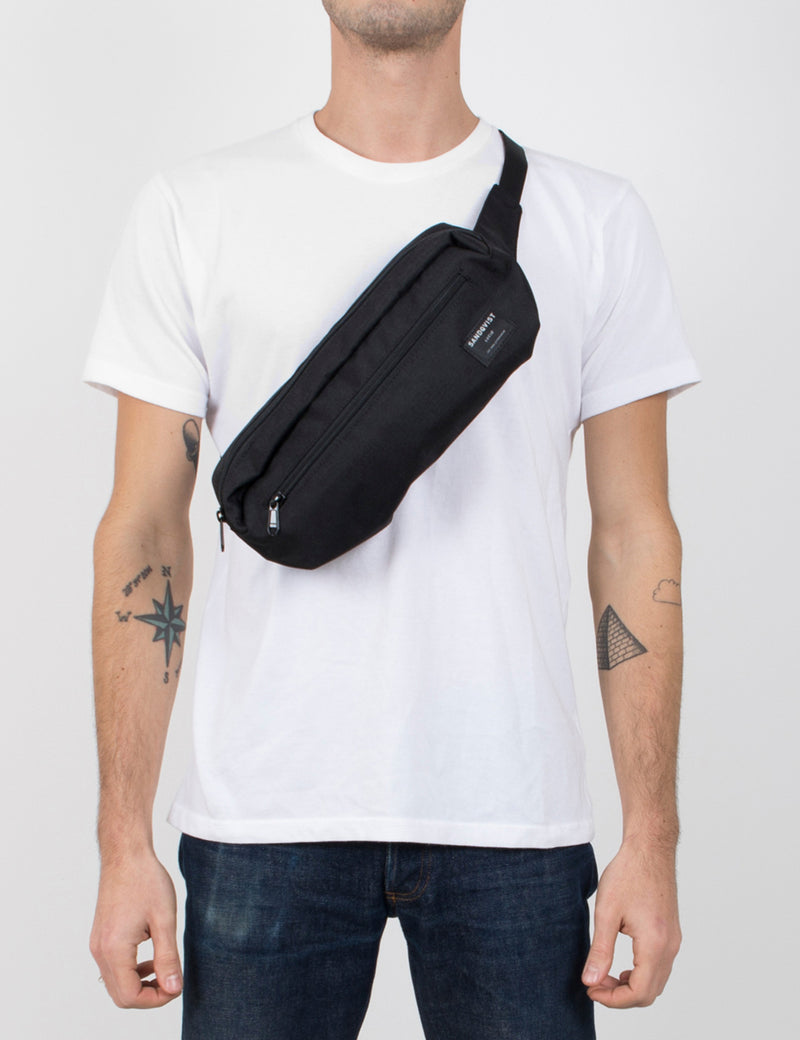 Sac Banane Sandqvist Lex (Ripstop) - Noir