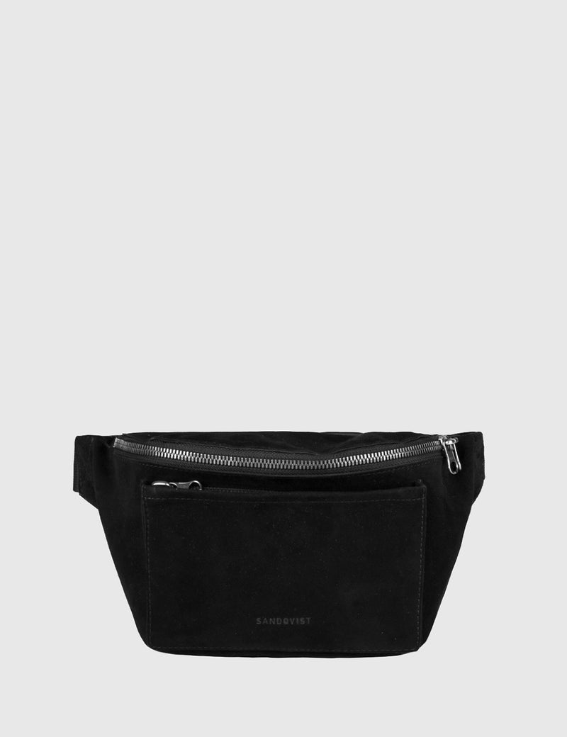 Sandqvist Sarah Hip Bag (Suede) - Noir