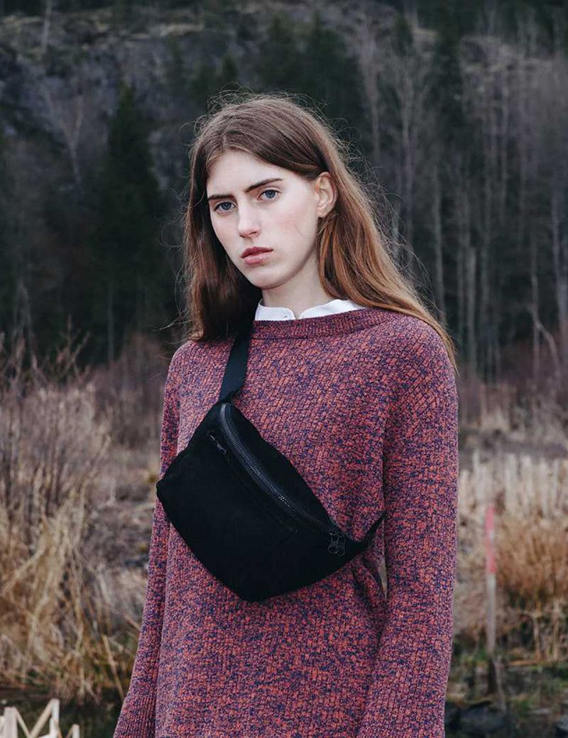 Sandqvist Sarah Hip Bag (Suede) - Noir