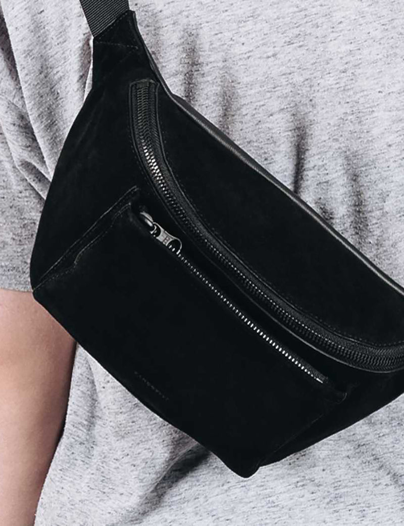 Sandqvist Sarah Hip Bag (Suede) - Noir