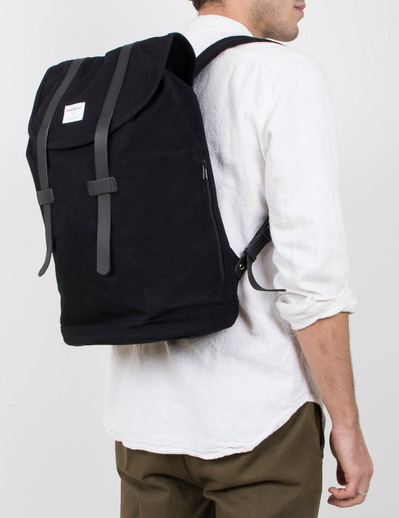 Sandqvist Stig Backpack (Large) - Black